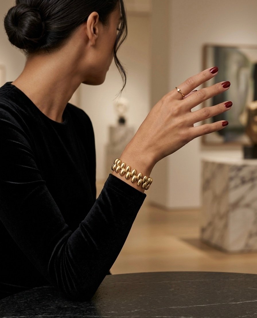 Opulent Oval Link Bracelet - Image 2