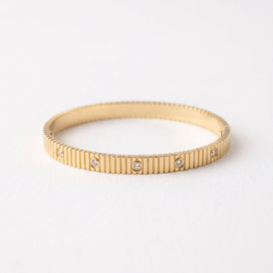 Radiant Ridge Diamond Bracelet