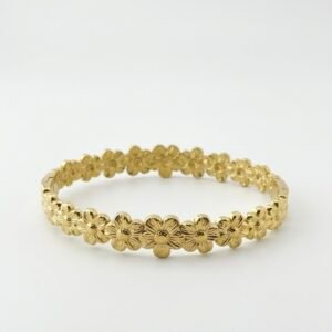 Golden Petal Harmony Bracelet