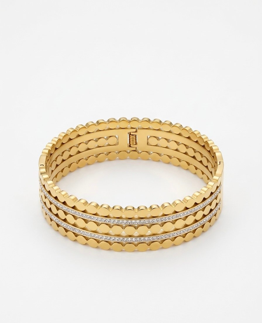 TriAura Diamond Stream Bracelet