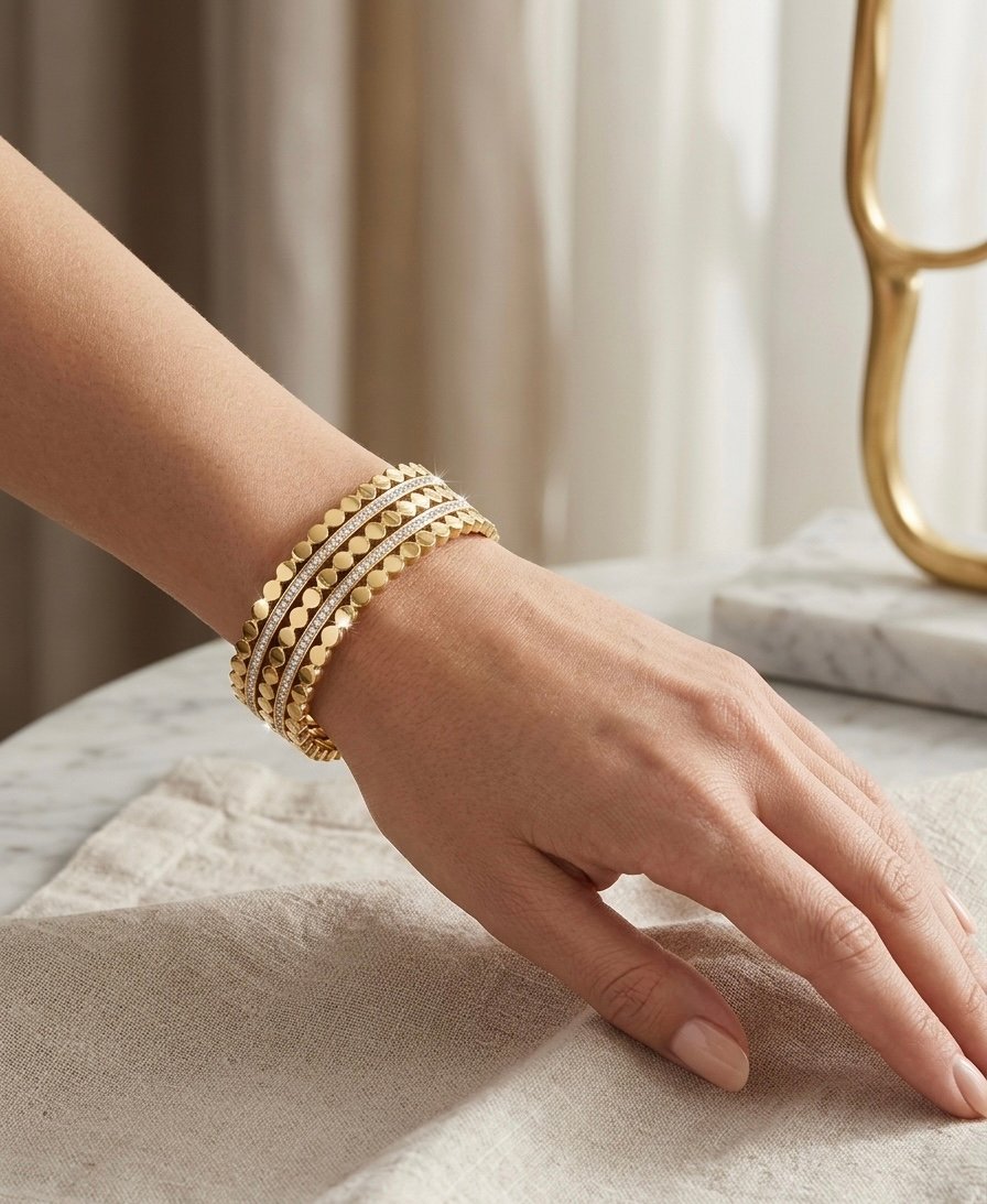 TriAura Diamond Stream Bracelet - Image 2