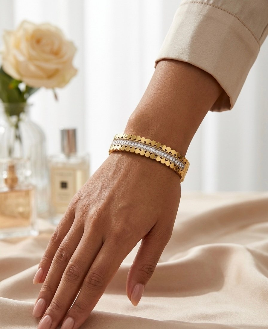 Celestial Scallop Diamond Bracelet - Image 2
