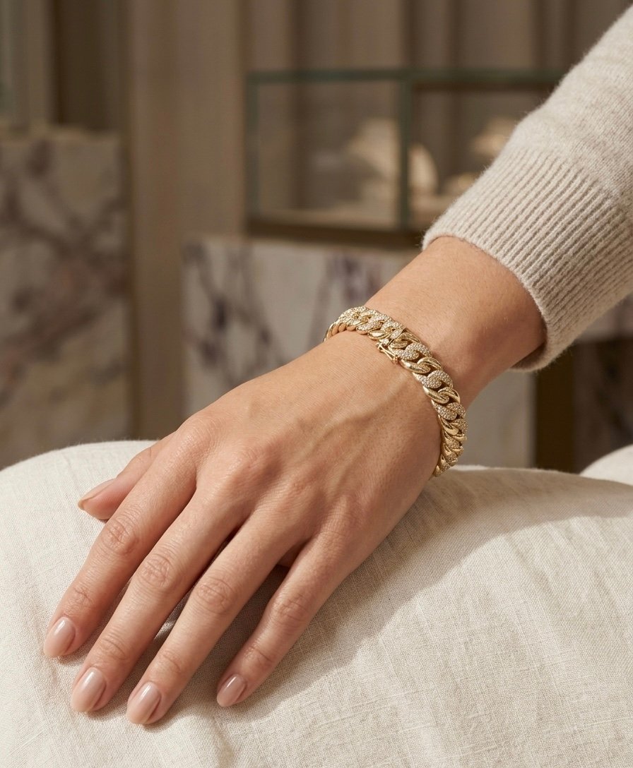 Luxe Ice Cuban Link Bracelet - Image 2