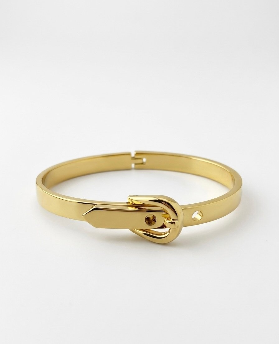 Golden Buckle Luxe Bracelet