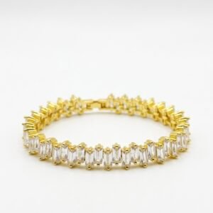 Radiant Emerald‑Cut Luxe Bracelet