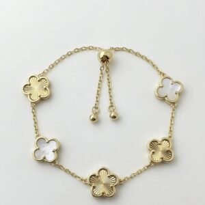 Lucky Clover Radiance Chain Bracelet