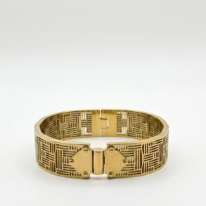 Imperial Weave Gold Cuff