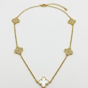 Luxe Quatrefoil Harmony Necklace