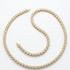 Golden Halo Heart Necklace