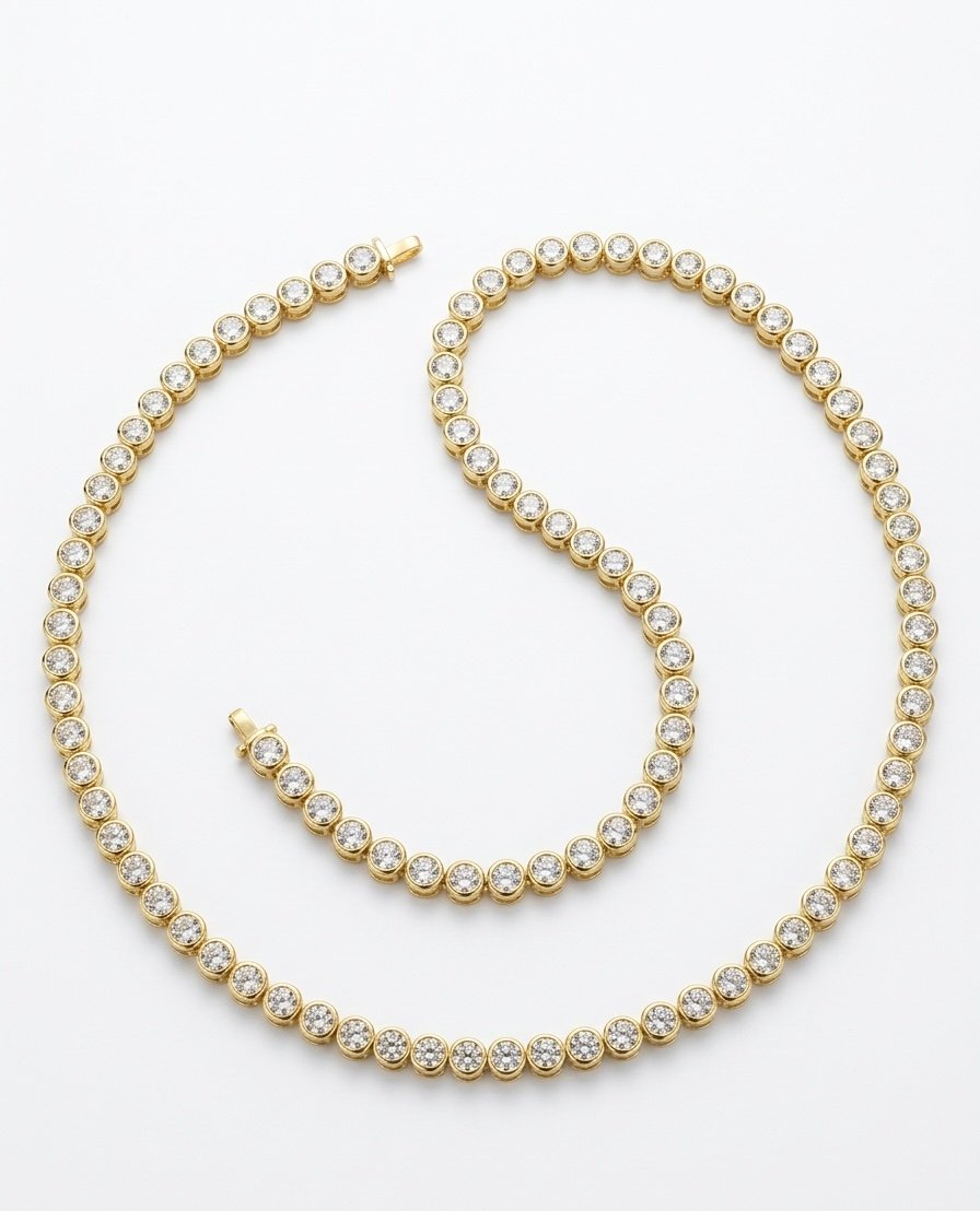 Golden Halo Heart Necklace