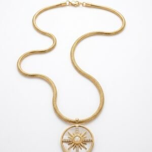 Celestial Opal Starburst Necklace