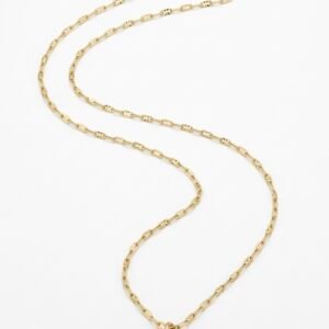 Golden Pearl Seashell Pendant Necklace