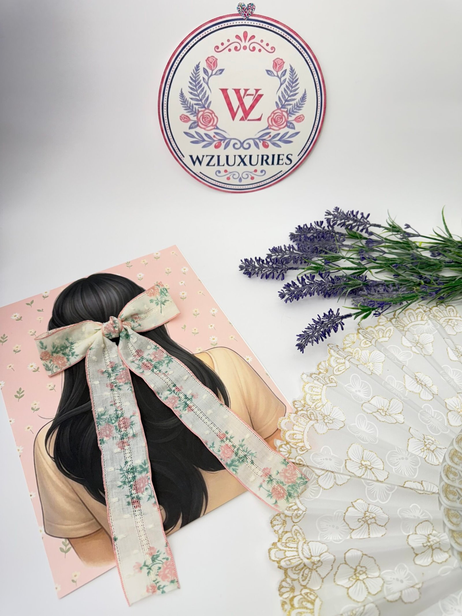 Spring Meadow Floral Bow