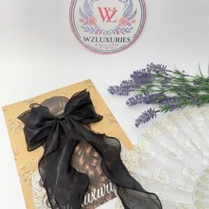 Midnight Sheer Elegance Bow
