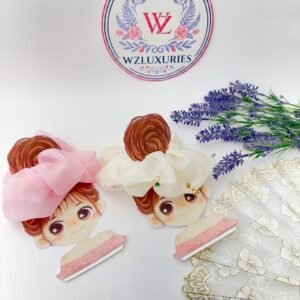 Blossom Charm Duo Scrunchie Set