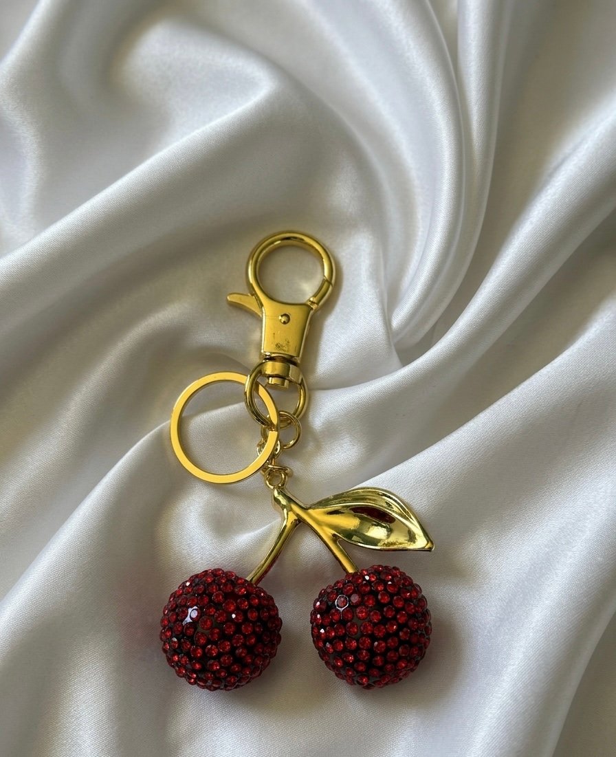 Ruby Cherry Sparkle Charm