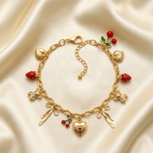 Golden Sweet Charm Garden Bracelet