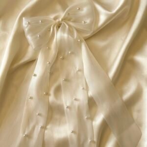 Ivory Pearl Dream Bow Tie