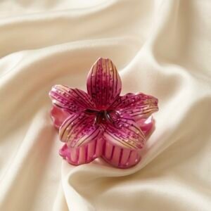 Orchid Blush Lily Claw Clip