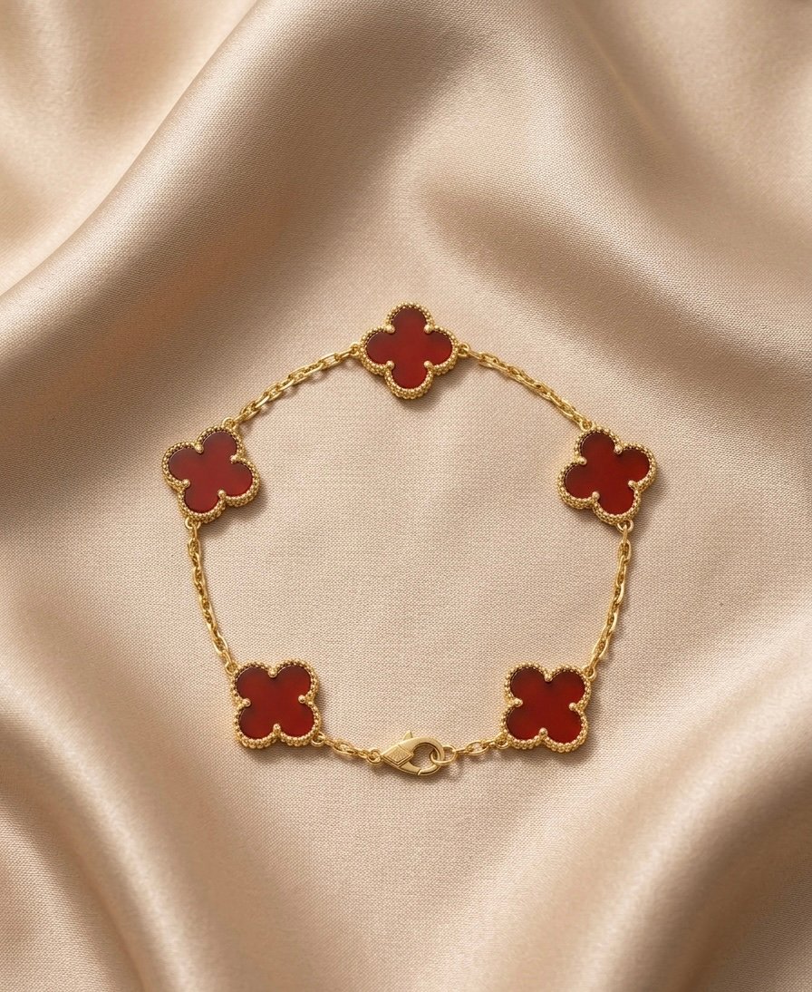 Crimson Clover Luxe Bracelet