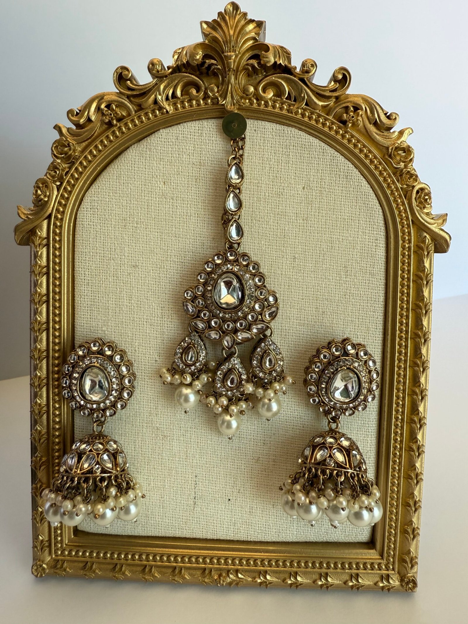 Pearl Kundan Choker Majesty Set - Image 2