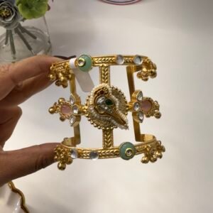 Peacock Majesty Gemstone Cuff