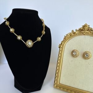 Aurora Gilded Halo Choker Set