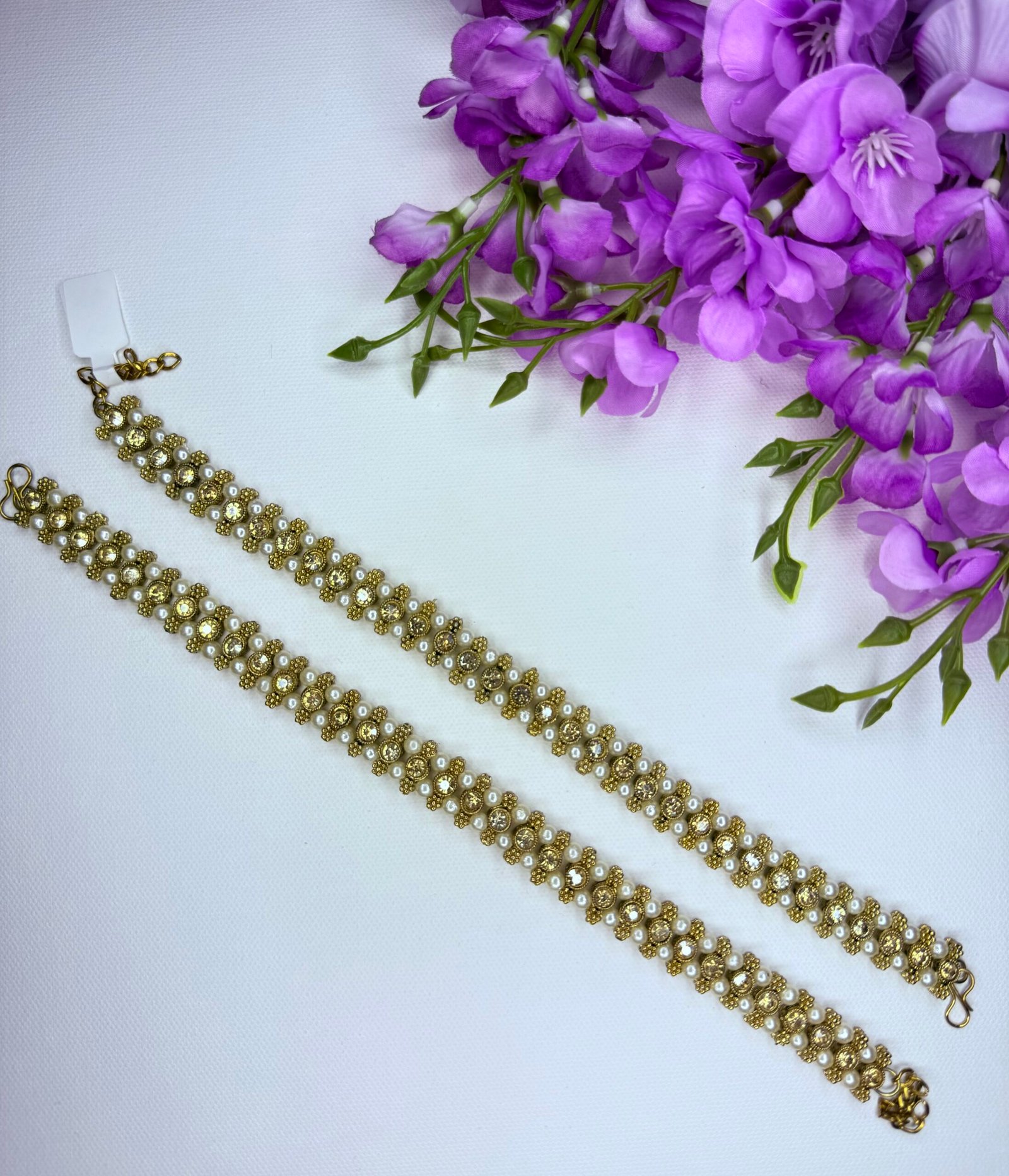 Golden Blossom Pearl Jhanjhar